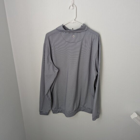 Peter Millar Half Zip Striped Pullover, XXL - Picture 3 of 5